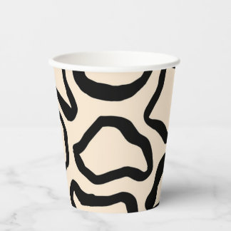 Vasos De Papel Patrón de estampado animal