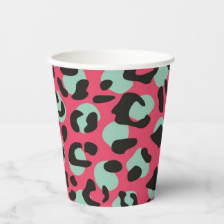 Vasos De Papel Patrón de estampado animal
