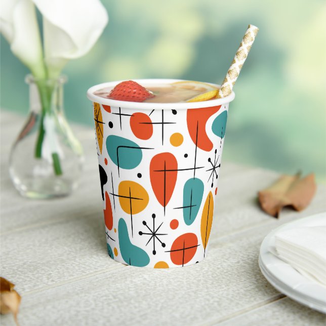 Vasos De Papel Patrón de Estrella Explosiva de la Era Moderna de  (in situ)