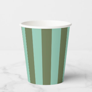 Vasos De Papel Patrón de franja de persianas y pera