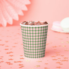 Vasos De Papel Patrón de Fresa
