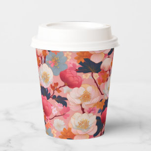 Vasos De Papel Patrón de kimono japonés