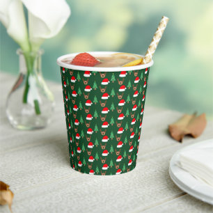 Vasos De Papel Patrón de navidades