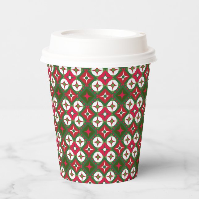 Vasos De Papel Patrón de navidades (Anverso)