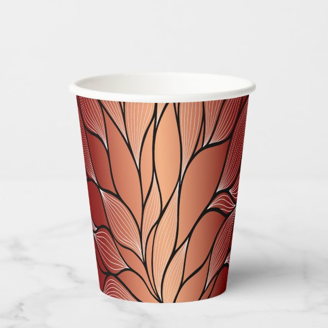 Vasos De Papel Patrón de permiso de bronce de cobre ruso (Anverso)