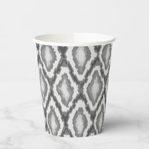 Vasos De Papel Patrón de piel de serpiente de Python
