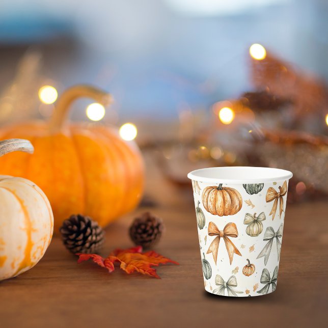 Vasos De Papel Patrón de plegado de otoño (Subido por el creador)