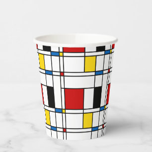 Vasos De Papel Patrón De Stijl