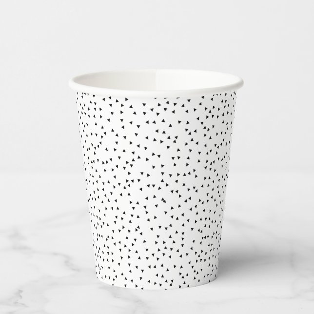 Vasos De Papel Patrón de triángulo de estilo escandinavo (Izquierda)