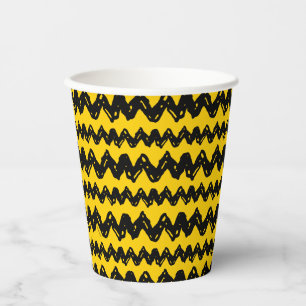 Vasos De Papel Patrón de Zag de Charlie Brown