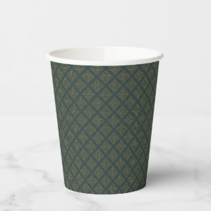 Vasos De Papel Patrón elegante de nudos celtas