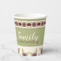 Patrón floral Verde