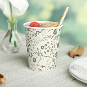 Vasos De Papel Patrón mágico de herbología de HOGWARTS™