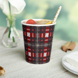 Vasos De Papel Patrón minimalista moderno