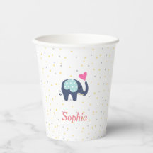 Patrón personalizado de elefante y estrellas