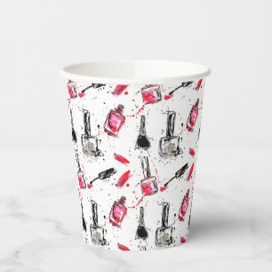 Vasos De Papel Patrón polaco de nail