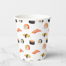 Patrón sushi japonés de comida