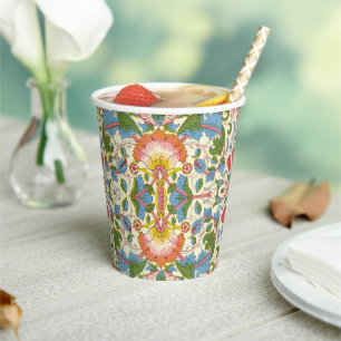Vasos De Papel Patrones florales de William Morris Loddon Blossom