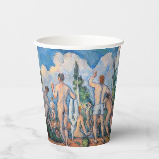 Vasos De Papel Paul Cezanne - Bathers (Anverso)