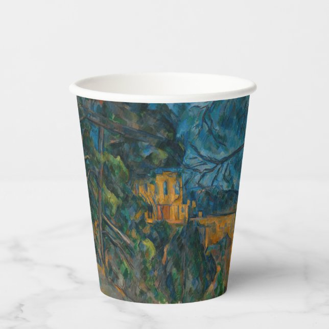 Vasos De Papel Paul Cezanne - Chateau Noir (Anverso)