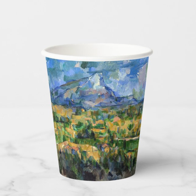 Vasos De Papel Paul Cezanne - Mont Sainte-Victoire (Anverso)