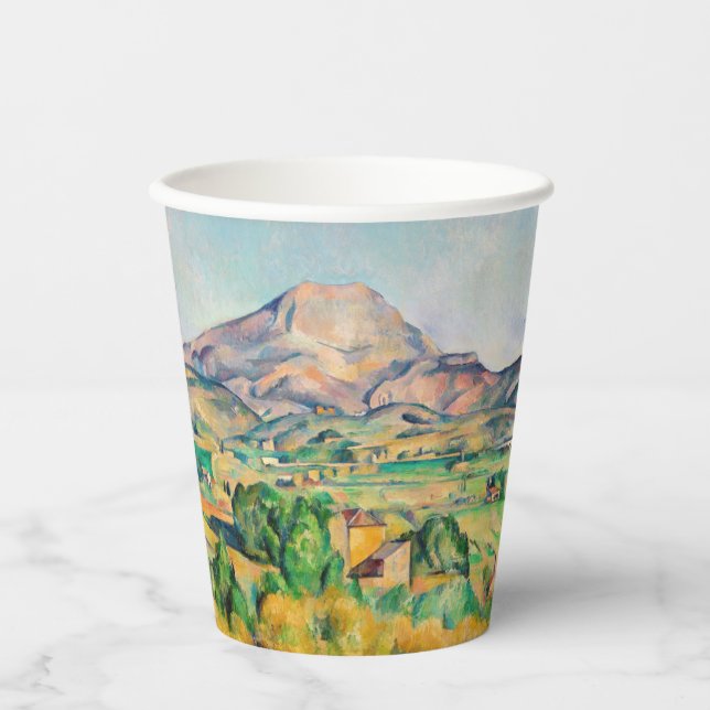 Vasos De Papel Paul Cezanne - Mont Sainte-Victoire (Anverso)