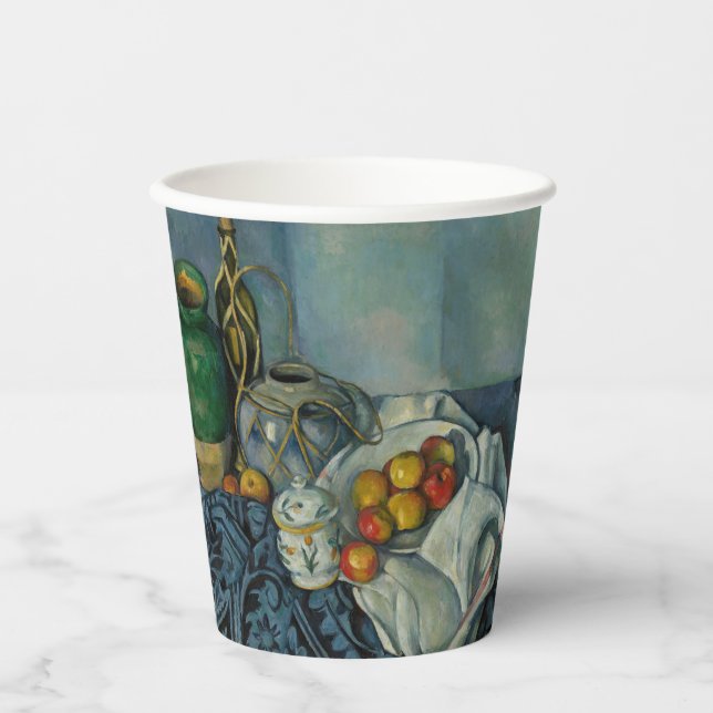 Vasos De Papel Paul Cezanne - Todavía la vida con manzanas (Anverso)