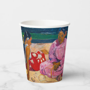 Vasos De Papel Paul Gauguin - Mujeres tahitianas en la playa