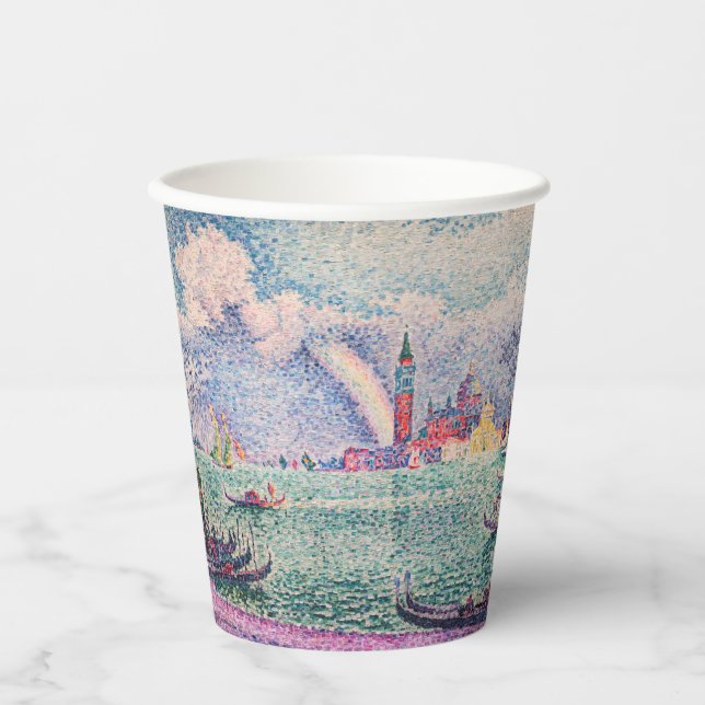Vasos De Papel Paul Signac - Arcoiris, Venecia (Anverso)