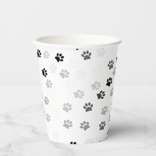 Vasos De Papel Paw imprime la copa de papel Fiesta para los amant