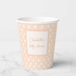 Vasos De Papel Peach-y Baby Shoe String