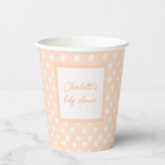 Vasos De Papel Peach-y Baby Shoe String