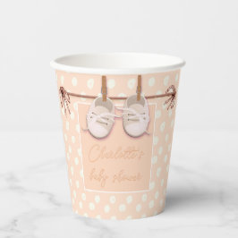 Vasos De Papel Peach-y Baby Shoe String