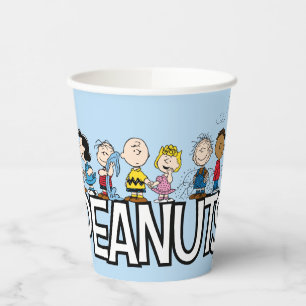 Vasos De Papel Peanuts Gang Group Lineup
