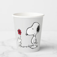Peanuts | Snoopy y Woodstock Rojo y Negro