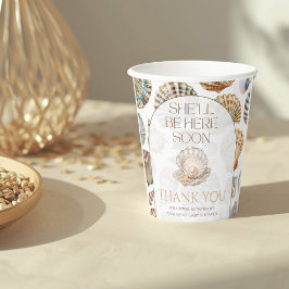 Vasos De Papel Pearl Under The Sea You Soon Girl Baby Shower