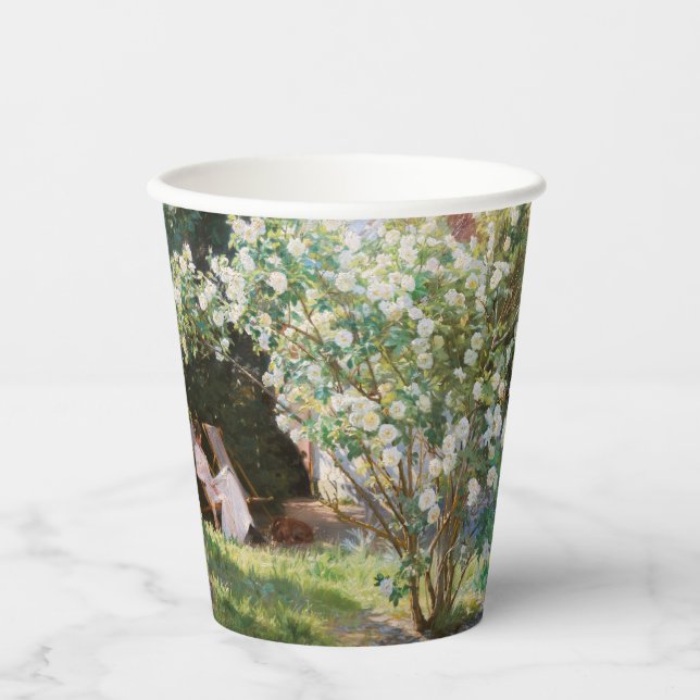 Vasos De Papel Peder Severin Kroyer - Rosas (Anverso)