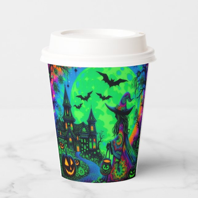 Vasos De Papel Pedidos masivos de papel para taza de café calient (Anverso)