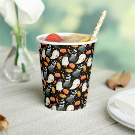 Vasos De Papel Peek-A-Boo | Fiesta de Bebé de Halloween Fantasmit
