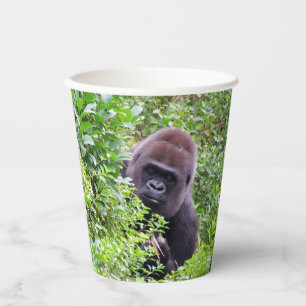 Vasos De Papel Peek-A-Boo Gorila taza de papel