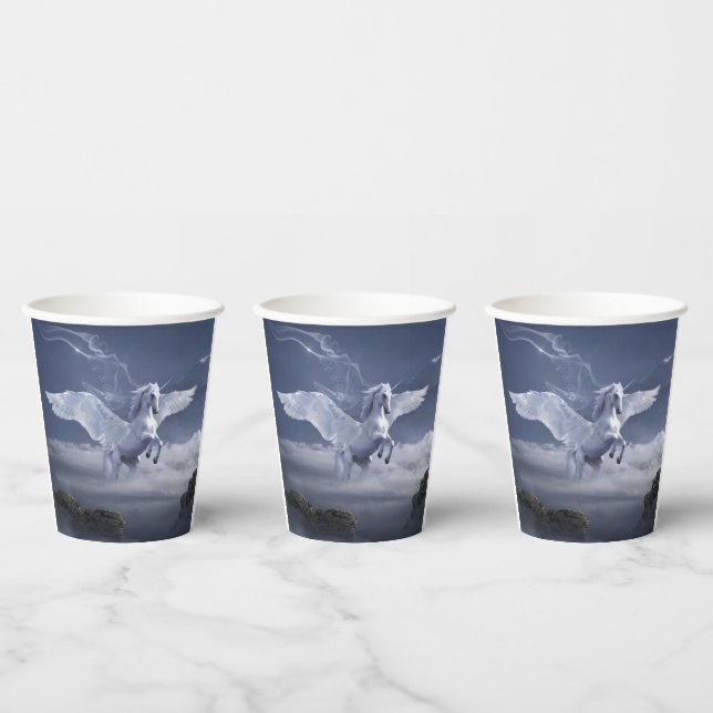 Vasos De Papel Pegasus en vuelo (Multi)