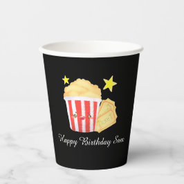 Vasos De Papel Película Noche De Cine Y Entradas