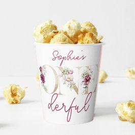 Vasos De Papel peonatos rosados onemaravillosas acuarelas de cump