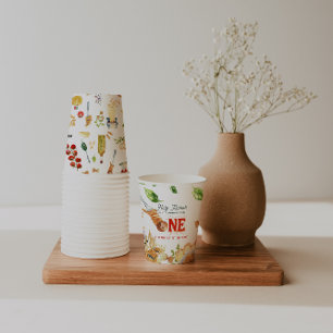Vasos De Papel Pequeña Albóndiga   Santo Ravioli Primer Cumpleaño