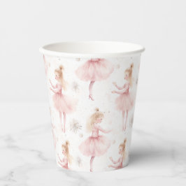 Vasos De Papel Pequeña Ballerina #9 - Chica rubio