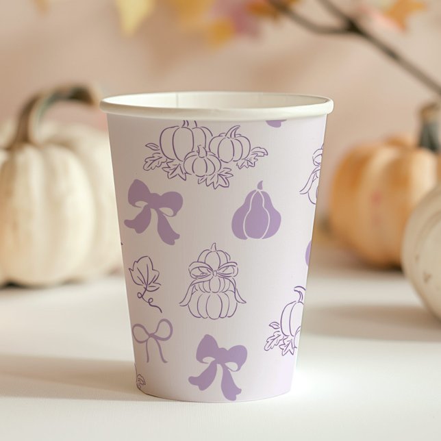 Vasos De Papel Pequeña Calabaza Púrpura manos Ducha para bebé (Subido por el creador)