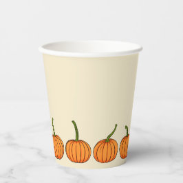 Vasos De Papel Pequeña Copa de Papel de Calabaza