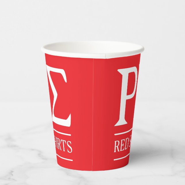 Vasos De Papel Pequeña Copa Roja (Derecha)