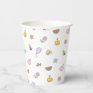 Vasos De Papel Pequeñas criaturas ricas - Cumpleaños de los niños
