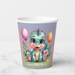 Vasos De Papel Pequeñas y adorables copas de papel de Baby Shower